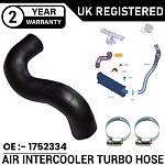 Патрубок интеркулера TURBO HOSE FOR FORD TRANSIT MK7 MK8 CC116K863CB 1752334 (2006+ON)